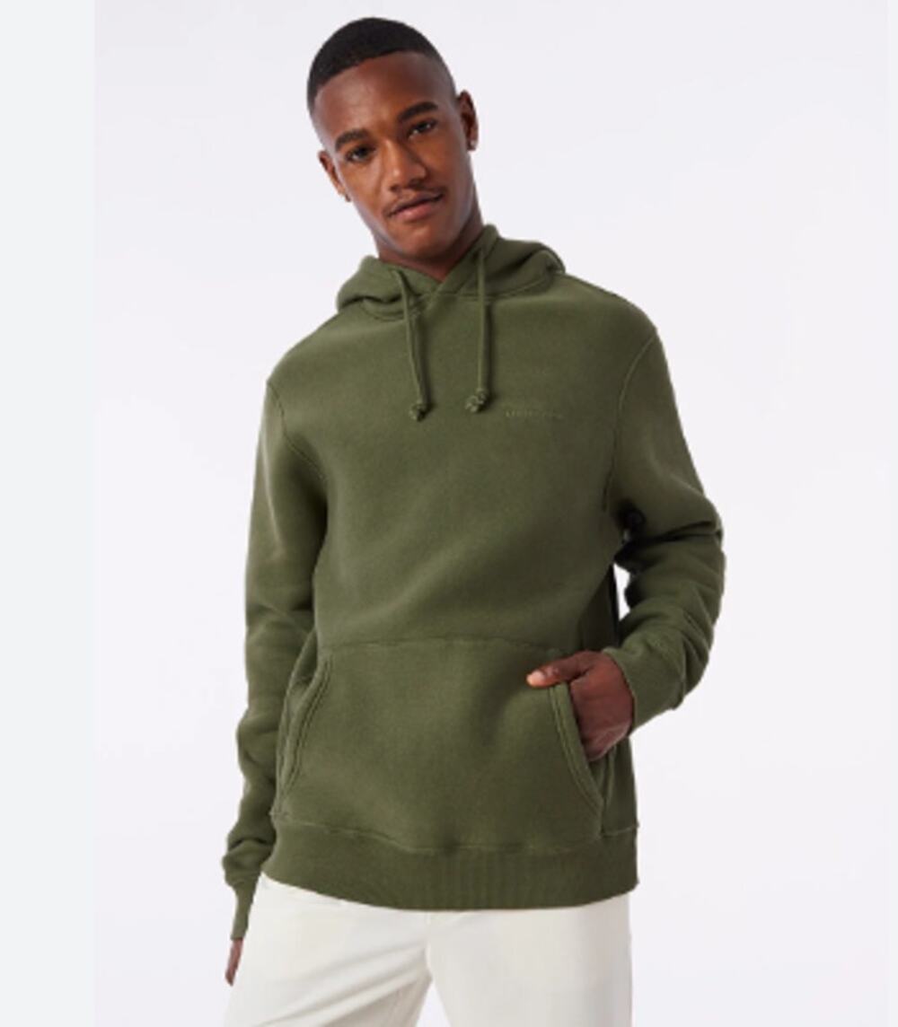 OUTDOOR VOICES Men's Nimbus Hoodie XS Tea Tree Green 100% Cotton Sweatshirt NWT